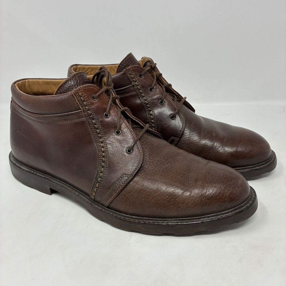 Cable & Co. Men's Brown Shoes Size 9.5 D 4544 Chukka Lace Up Mid Ankle Boots